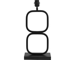 Light & Living Tafellamp Lutika - Zwart - 23x11,5x46cm - Woonkamer - Slaapkamer - Kerstcadeau - Cadeau voor hem - Cadeau voor haar - Kerstdecoratie