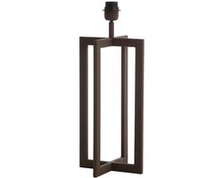 Light & Living Tafellamp Mace 46cm - Bruin (excl. kap)