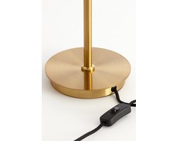 Light & Living Tafellamp Medina 43cm - Amber/Goud