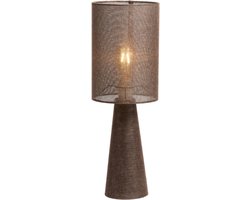 Light & Living Tafellamp Micky - Linnenlook - Bruin