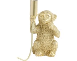 Light & Living Tafellamp Monkey - Goud - 13x12,5x23,5cm - Modern