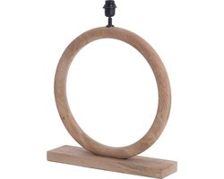 Light & Living Tafellamp Nubia Mangohout - Naturel (excl. kap)