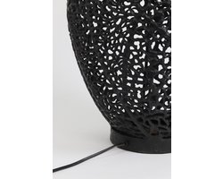Light & Living Tafellamp Sinula 55cm - Mat Zwart (excl. kap)