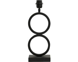 Light & Living Tafellamp Stelios - Zwart - 15x10x36cm - Woonkamer - Slaapkamer