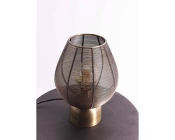 Light & Living Tafellamp Suneko 34cm hoog - Antiek Brons
