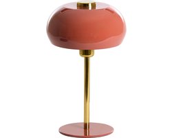 Light & Living Tafellamp Surin - 34cm - Koraal/Goud