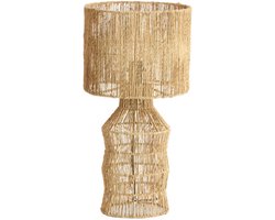 Light & Living - tafellamp - Tidea - naturel - textiel - Ø 28cm - E27 - 1898983