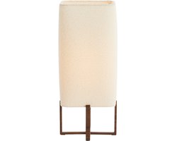 Light & Living - Tafellamp WYN - Ø21.5x50.5cm - Bruin