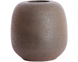 Light & Living vaas ASTREA van steen in donkerbruin - Ø40x42 cm