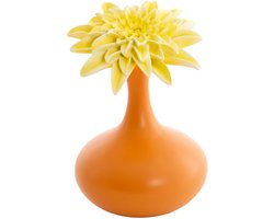 Light & Living vaas Deco - Salome - oranje/geel - 17x24.5 cm