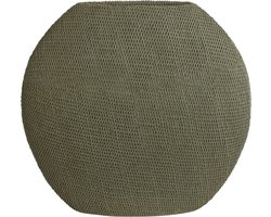 Light & Living Vaas Mashaba - Grijs - 50x20,5x45,5cm - Synthetisch-Kunststof - Modern - Bloemenvaas - Woondecoratie - Decoratieve vaas voor woonkamer of slaapkamer