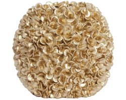 Light & Living Vaas Phylia - Goud - 31.5x17x28cm - Kunststof - Modern - Bloemenvaas - Woondecoratie - Decoratieve vaas voor woonkamer of slaapkamer - Moederdag - Moederdag cadeautje - Moederdag cadeau voor mama