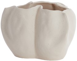 Light & Living Vaas Sanguli Keramiek, 22cm - Crème