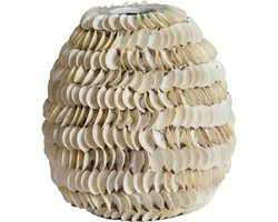 Light & Living Vaas Sarria - Naturel - Ø26x27cm - Bamboe - Modern - Bloemenvaas - Woondecoratie - Decoratieve vaas voor woonkamer of slaapkamer