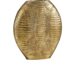 Light & Living - Vaas Skeld S Goud - Kunststof Antiek Brons - 32x30x8cm (hxbxd)