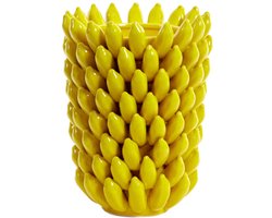 Light & Living Vaas Zita Keramiek. 34cm - Geel