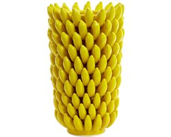 Light & Living Vaas Zita Keramiek, 45cm hoog - Geel