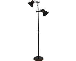 Light & Living Vloerlamp Jody - Zwart - 40x30x165cm - Modern - Staande lampen voor Woonkamer - Slaapkamer