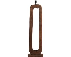 Light & Living Vloerlamp Kelafo - Chocoladebruin - 38x12x125cm - Modern - Staande lampen voor Woonkamer - Slaapkamer