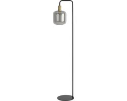 Light & Living Vloerlamp Lekar - Antiek Brons/Smoke Glas - Ø28x155 cm