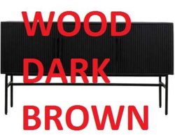 Light & Living - Wandkast ABAGE - Bruin - 150x40x80 cm