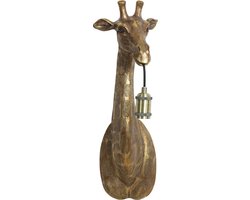 Light & Living Wandlamp Giraffe - Antiek Brons - 20.5x19x61cm - Binnen Modern