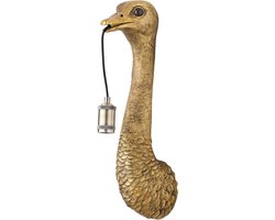Light & Living Wandlamp Ostrich - Antiek Brons - 18x15.5x57.5cm - Binnen Modern