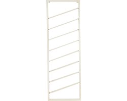 Light & Living Wijnrek Amore - Crème - 8 Flessen - Metaal - Voor aan de Muur – 8 Flessen – Modern - Moederdag - Moederdag cadeautje - Moederdag cadeau voor mama