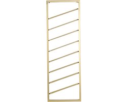 Light & Living Wijnrek Amore - Lichtgoud - 8 Flessen - Metaal - Voor aan de Muur – 8 Flessen – Modern - Moederdag - Moederdag cadeautje - Moederdag cadeau voor mama