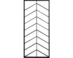 Light & Living Wijnrek Malbeo Voor 16 flessen - Zwart