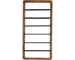 Light & Living - Wijnrek SORRENTO - 40x6x80cm - Bruin