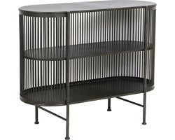 Light & Living Yinthe Open Wandkast - Zwart - 100x40x80 cm