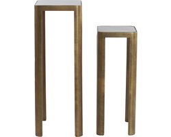 Light & Living - Zuil OXE - Ø35x100cm - Brons - Set van 2