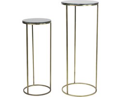 Light & Living - Zuil RICARDO - Ø41x102cm - Groen - Set van 2