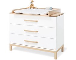 Light Wide Commode - Babymeubel - Kindercommode - Verstelbaar - 115cm x 56cm x 90cm