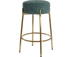 Light&living Barkruk Ø41x67 cm LOKVA emerald-groen+goud