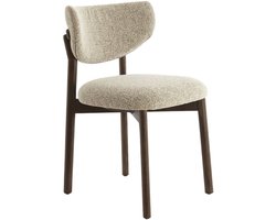 Light&living Eetkamerstoel 54,5x51x80,5 cm TROSA hout d bruin+crème-bruin