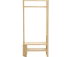 Light&living Kapstok 85x30x180 cm GAIOS mango hout naturel
