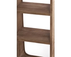 Light&living Kast open 50x35x200 cm DANE hout mat grijs-bruin