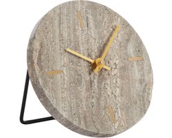 Light&living Klok Ø20 cm JENAY bruin travertin