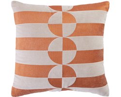 Light&living Kussen 45x45 cm VILELA crème-oranje