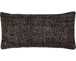 Light&living Kussen 60x30 cm DENTES donker bruin
