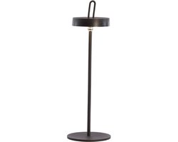 Light&living - oplaadbare tafellamp - voor binnen en buiten - LED Ø13x47 cm - AMPEHA zwart