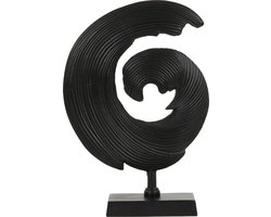 Light&living Ornament op voet 29x10x40 cm SHWIBA mat zwart