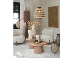 Light&living Salontafel Ø60x45 cm KULONA terra