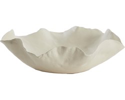Light&living Schaal 34x31x11 cm BANDA keramiek crème