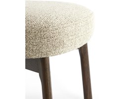 Light&living Stoel 69x62x74 cm UTSIRA hout donker bruin+crème-bruin