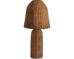 Light&living Tafellamp Ø28,5x60 cm MANDOR rotan donker bruin