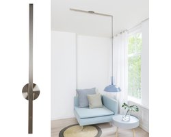 Lightswing® Single 90cm - Ophangsysteem voor één Hanglamp tot 3,5 KG - Roestvrij Staal - 80cm Verplaatsbare Verlichting - Verstelbare Hanglamp Systeem - Hanglampen Eetkamer