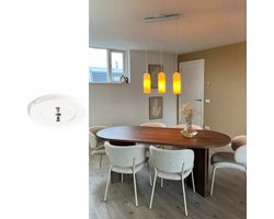 Lightswing® Zero - Ophangsysteem voor Hanglamp - 360° draaifunctie - Mat Wit